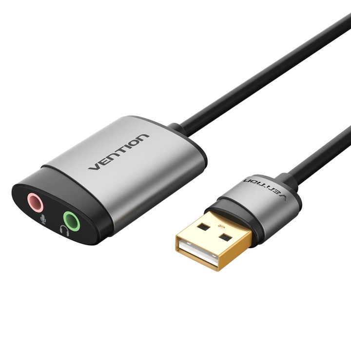 Vention USB Scheda audio esterna 0.15M grigio tipo metallo