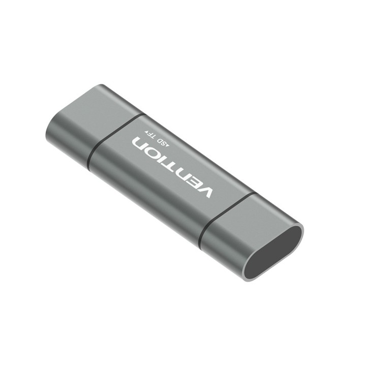 Vention USB3.0 Lettore schede multifunzione grigio tipo metallo