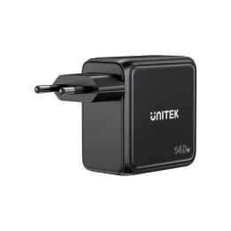 UNITEK caricabatterie GAN con display 140W 3xUSB-C
