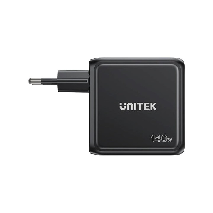 UNITEK caricabatterie GAN con display 140W 3xUSB-C