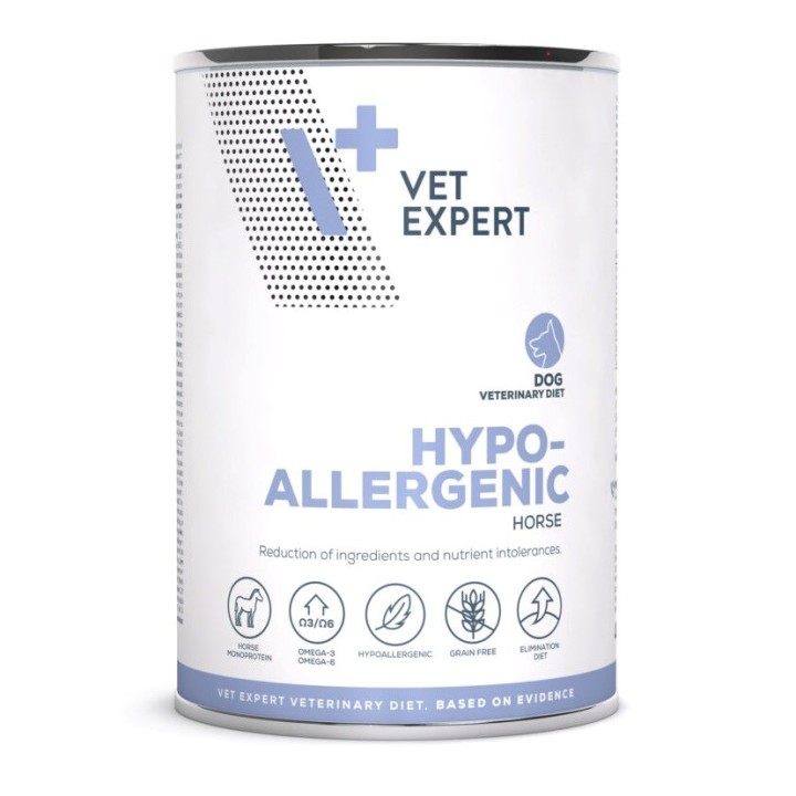 VETEXPERT Hypoallergenic Cavallo - cibo umido per cani - 400g