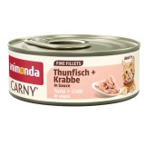 ANIMONDA Carny Adult Filetti fini in salsa tonno + granchio - cibo umido per gatti - 60g