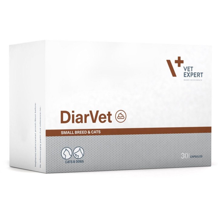 VETEXPERT Diarvet Small breed - integratori per cani e gatti - 30 compresse