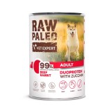 VETEXPERT Raw Paleo Duoprotein Manzo & Coniglio Adult - cibo umido per cani - 400g