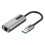 Vention USB 3.0-A Adattatore Gigabit Ethernet grigio 0.15M tipo lega di alluminio