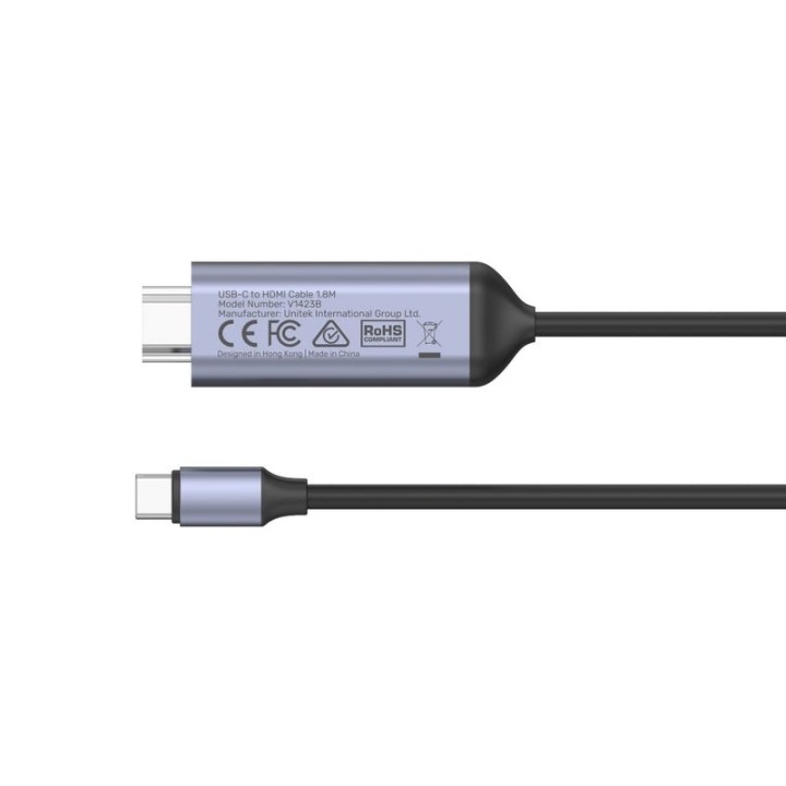 UNITEK USB-C a cavo HDMI – 8K USB 4 HDR10+ 1.8 m