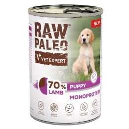 VETEXPERT Raw Paleo Mono Agnello cucciolo - cibo umido per cani - 400g