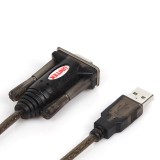 UNITEK Y-105 Cavo seriale Nero 1.5 m USB Type-A DB-9