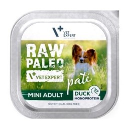 VETEXPERT Raw Paleo Pâte Mini Adult Anatra - cibo umido per cani - 150g