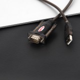 UNITEK Y-105 Cavo seriale Nero 1.5 m USB Type-A DB-9