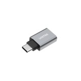 UNITEK Y-A025CGY Adattatore cavo interfaccia USB Type-C USB Type-A Metallico