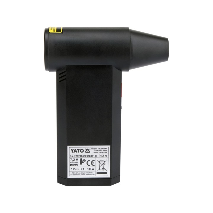 YATO Mini Turbo Blower 7.2 V 135 000 RPM YT-82938