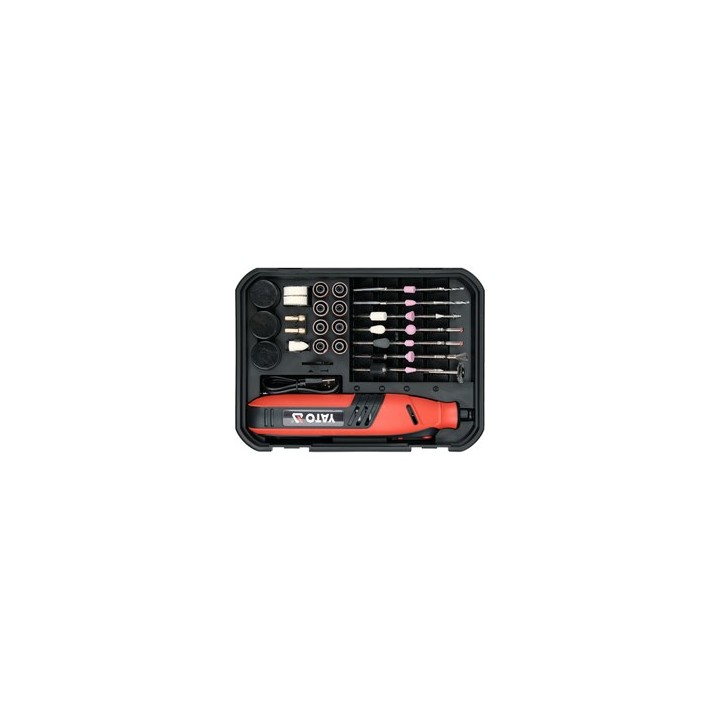 Mini smerigliatrice 8 V con accessori YATO YT-82762