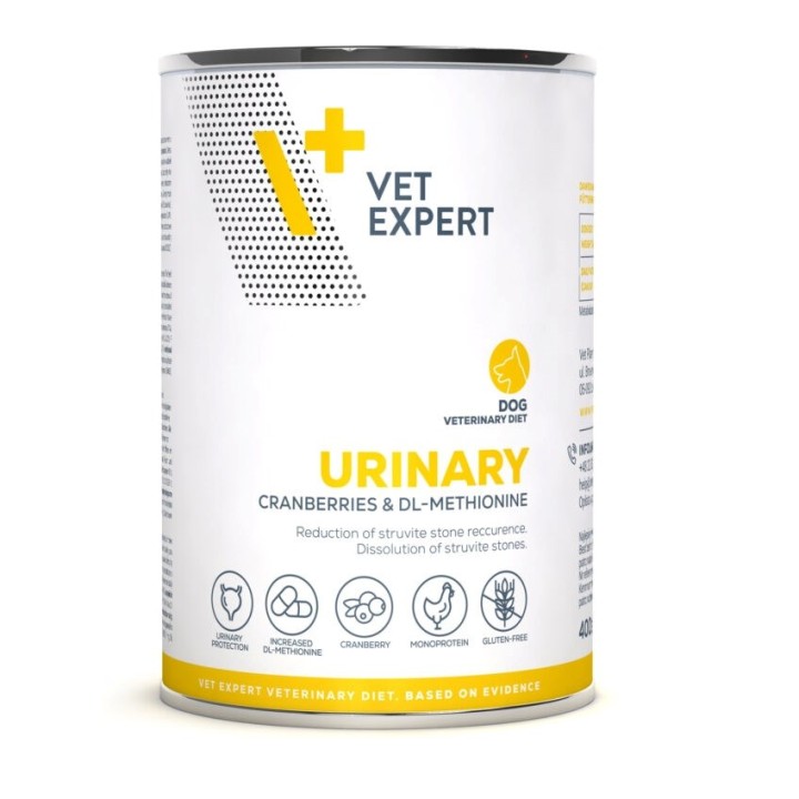 VETEXPERT Urinario Pollo - cibo umido per cani - 400g