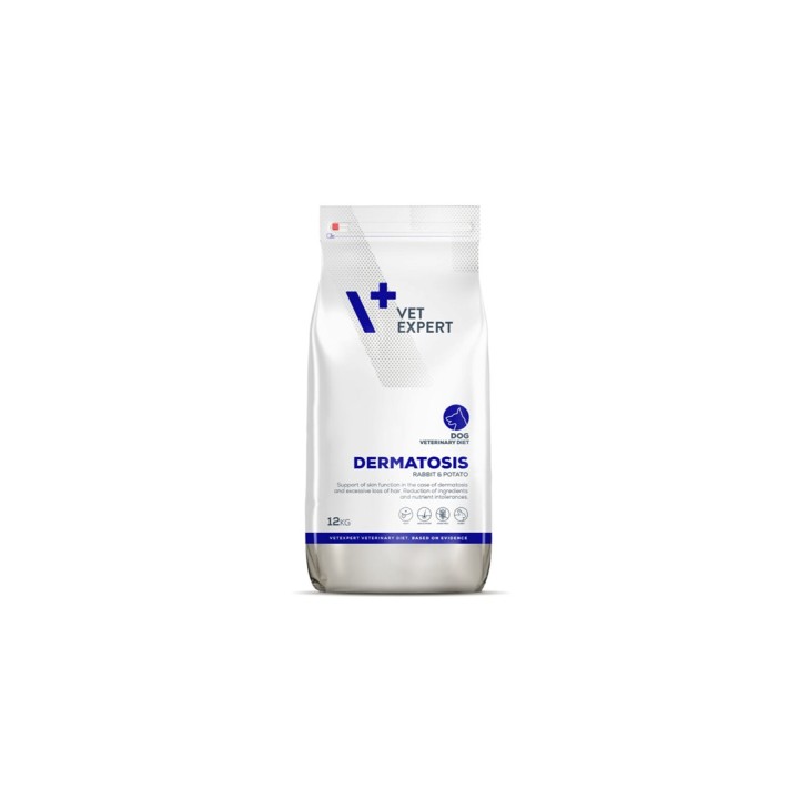 VETEXPERT Veterinary Diet Dermatosis Dog Coniglio & Patata - cibo secco per cani - 12 kg