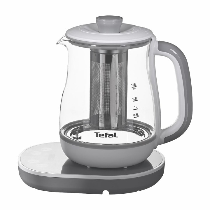 Tefal BJ551B10 teiera elettrica 1.5 L 1430 W grigio bianco