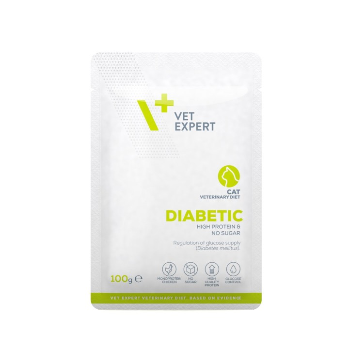 VETEXPERT Veterinary Diet Diabetic Cat - cibo umido per gatti - 100g