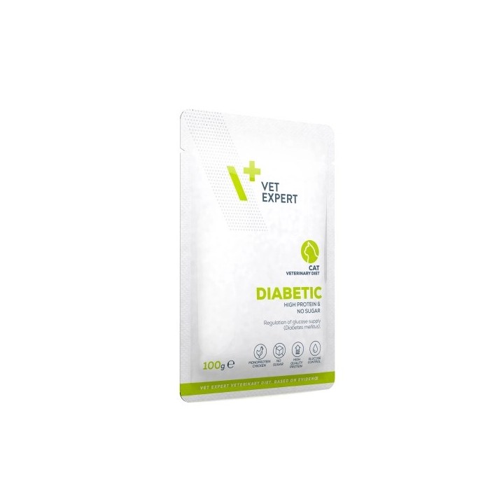VETEXPERT Veterinary Diet Diabetic Cat - cibo umido per gatti - 100g