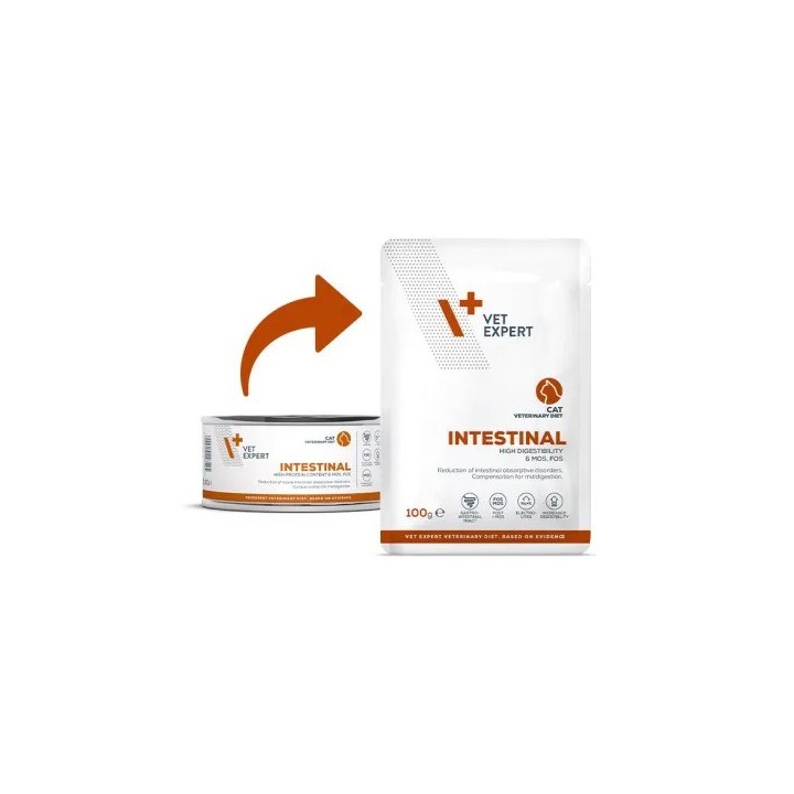 VETEXPERT Veterinary Diet Intestinal Cat - cibo umido per gatti - 100g