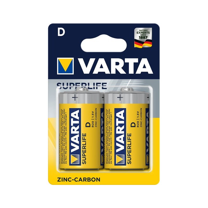 Varta R20 D batteria domestica Zinco-carbonio