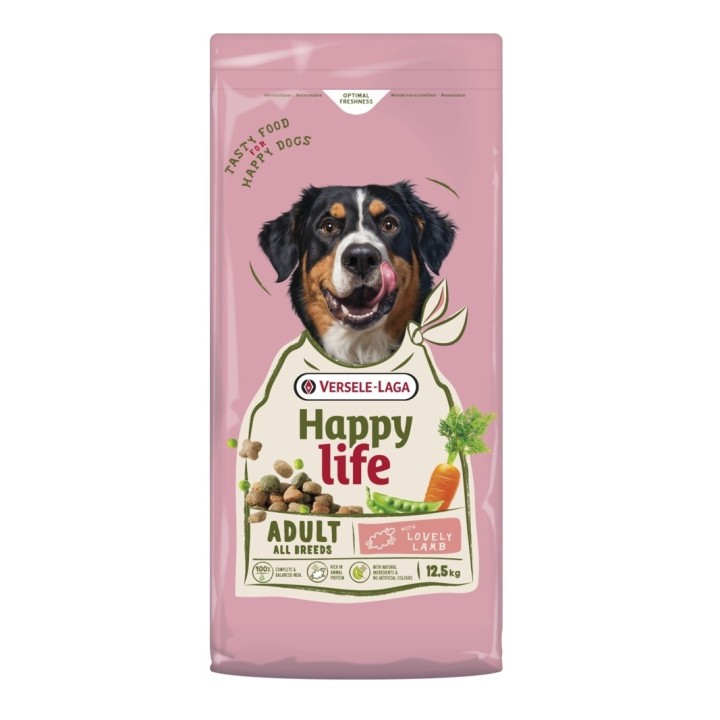 VERSELE-LAGA Happy life Agnello - cibo secco per cani - 12 5kg