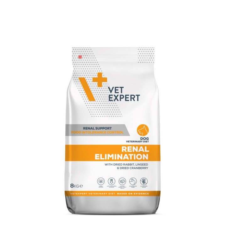 VETEXPERT Veterinary Diet Renal Elimination Dog - cibo secco per cani - 8 kg