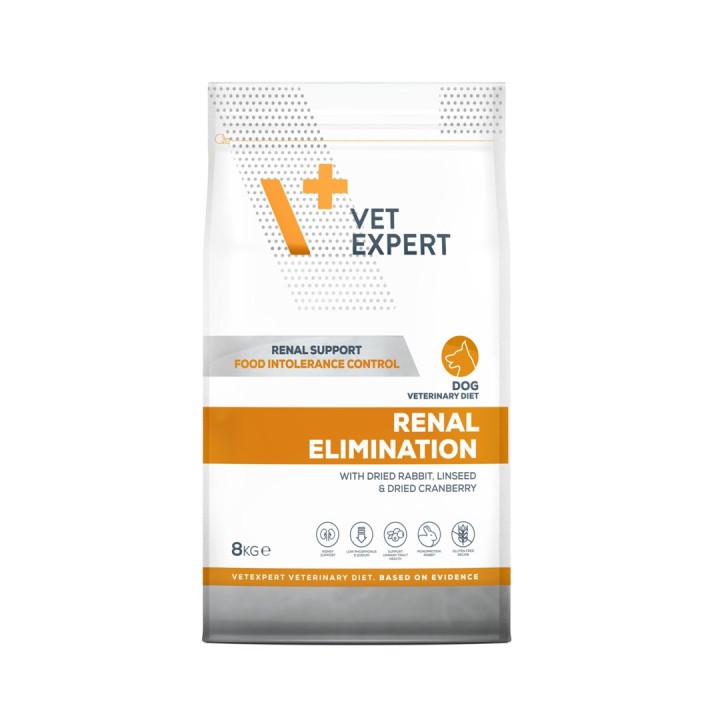 VETEXPERT Veterinary Diet Renal Elimination Dog - cibo secco per cani - 8 kg