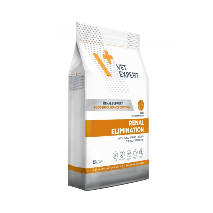 VETEXPERT Veterinary Diet Renal Elimination Dog - cibo secco per cani - 8 kg