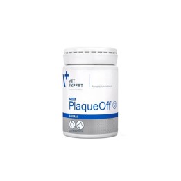VETEXPERT Plaque Off - supporto per l'igiene orale di cani e gatti - 40 g