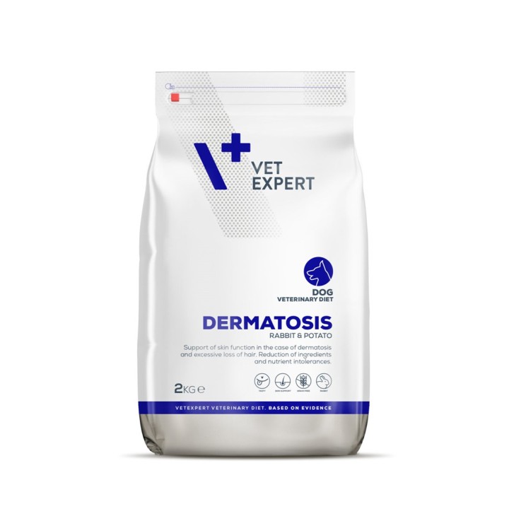 VETEXPERT Veterinary Diet Dermatosis Dog Coniglio & Patata - cibo secco per cani - 2 kg