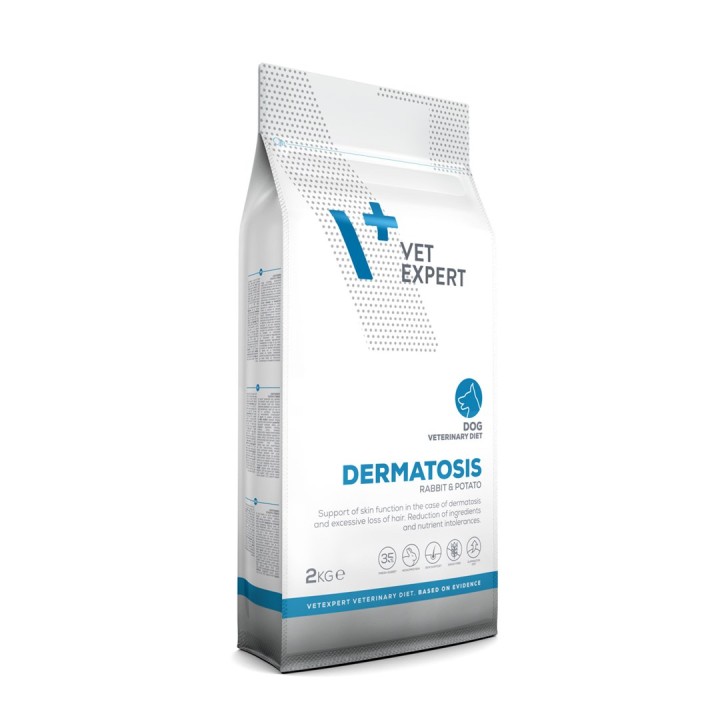 VETEXPERT Veterinary Diet Dermatosis Dog Coniglio & Patata - cibo secco per cani - 2 kg