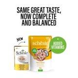 SCHESIR in gelatina Tonno con pollo - cibo umido per gatti - 85 g