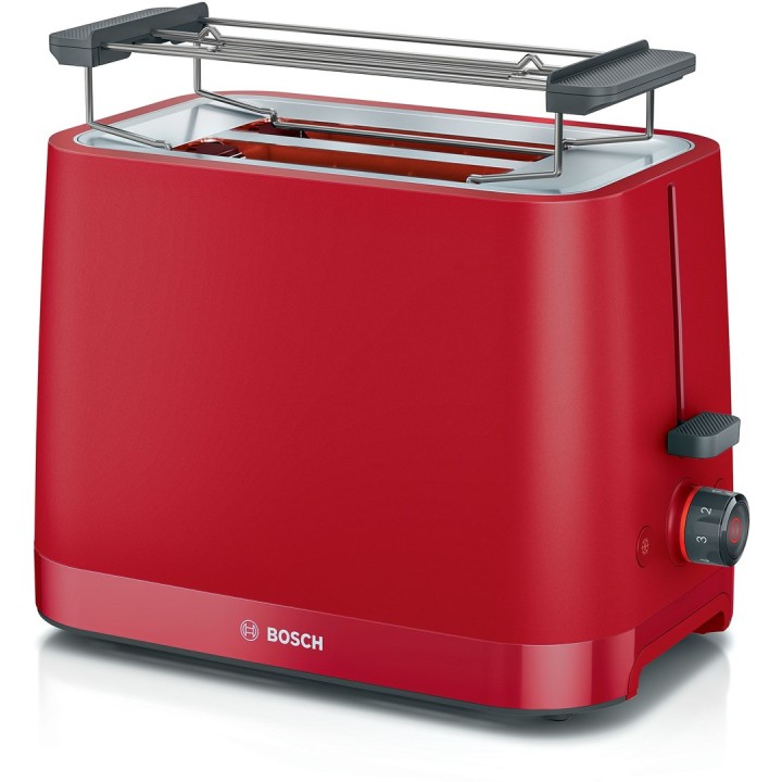 Bosch TAT3M124 Tostapane 2 fette 950 W Rosso
