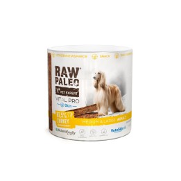 VETEXPERT Raw Paleo Vital Pro Skin & Coat Tacchino Medium Large Mono - snack per cani - 100g