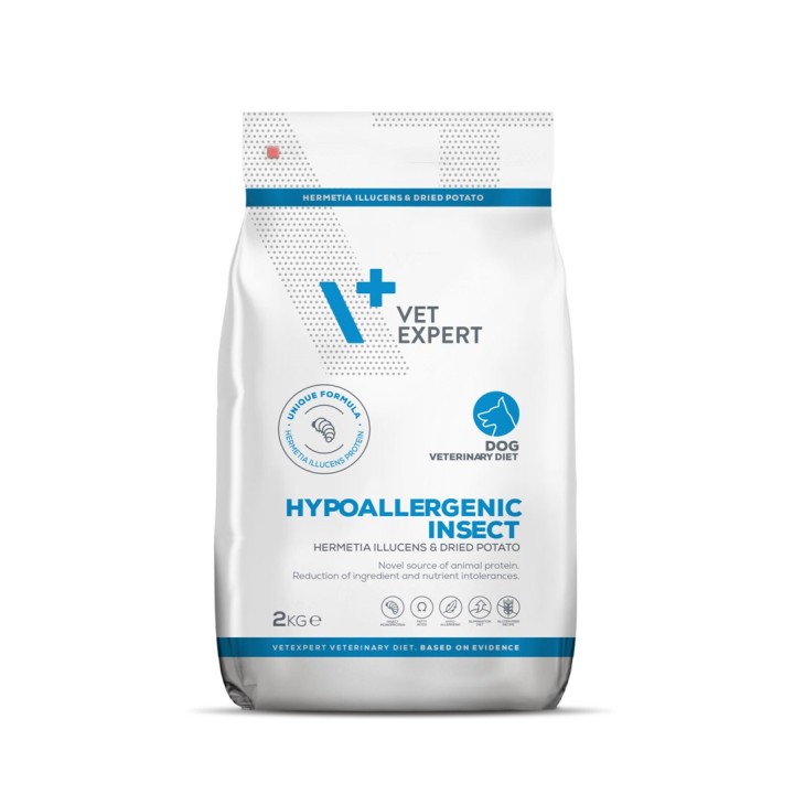 VETEXPERT Dieta Veterinaria Ipoallergenica Insetto Cane - cibo secco per cani - 2 kg