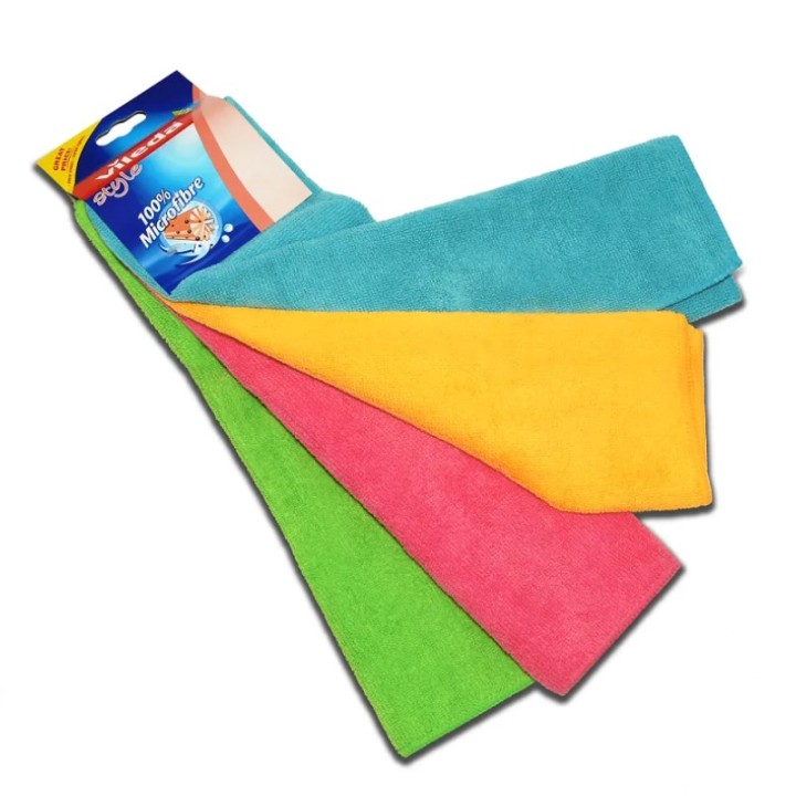 Panno per pulizia Vileda Microfibre Cloth Colors Extra Large 4 pcs
