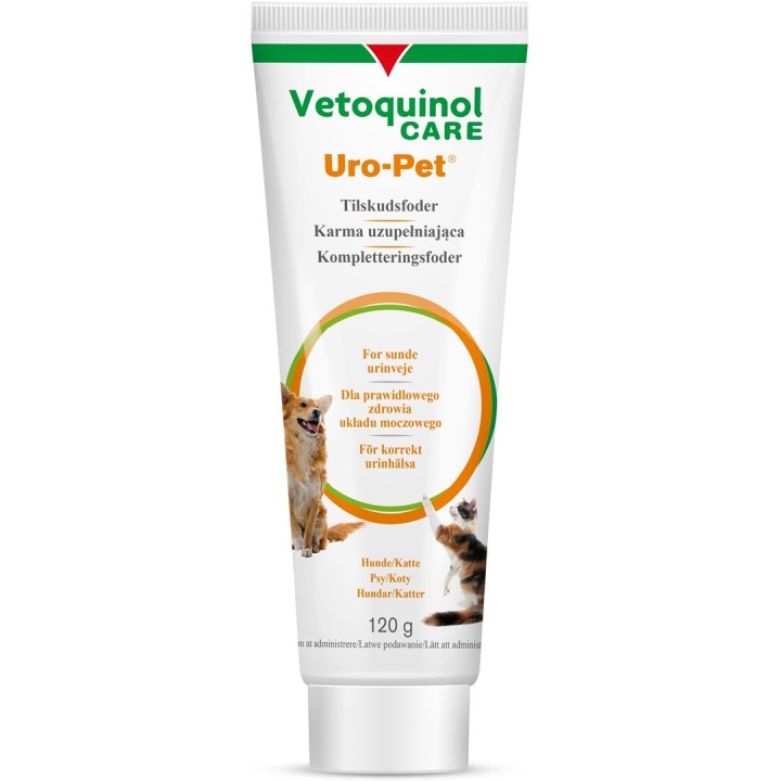 VETOQUINOL Uro-Pet - pasta acidificante urinaria per cane e gatto – 120g