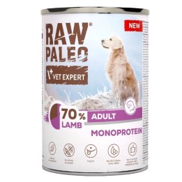 VETEXPERT Raw Paleo Mono Agnello - cibo umido per cani - 400g
