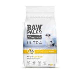 VETEXPERT Raw Paleo Ultra Medium&Large Puppy Tacchino - cibo secco per cuccioli - 10 kg