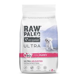VETEXPERT Raw Paleo Ultra Mini Puppy Maiale - cibo secco per cani - 2kg