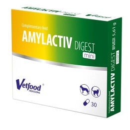 VETFOOD Amylactiv Digest Mini - integratori per cani e gatti - 30pcs