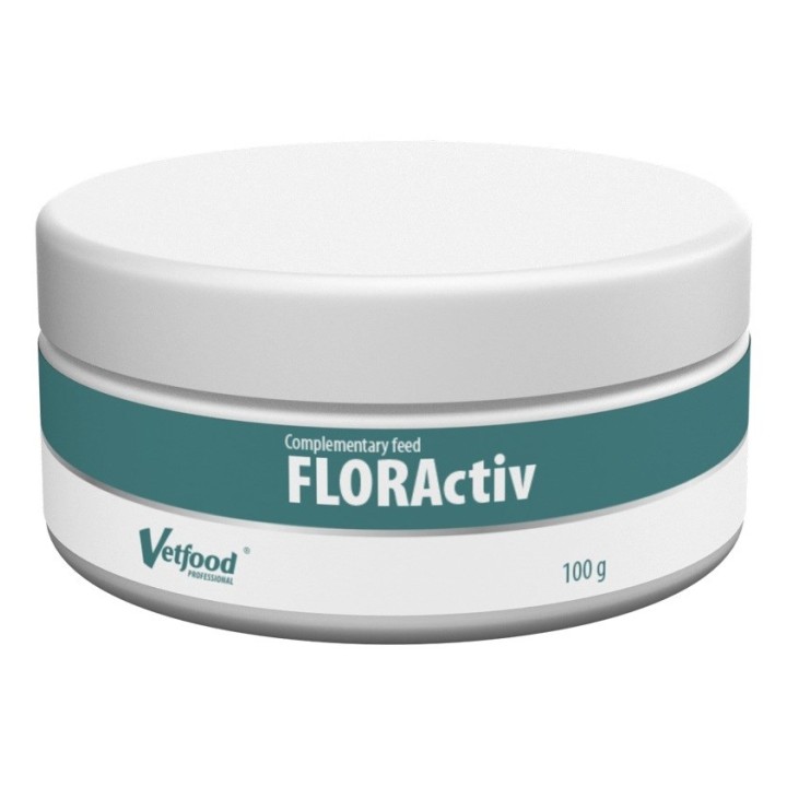 VETFOOD FlorActiv - integratori alimentari per cani e gatti - 100g