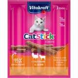 VITAKRAFT Cat Stick Tacchino e agnello - snack per gatti - 18 g