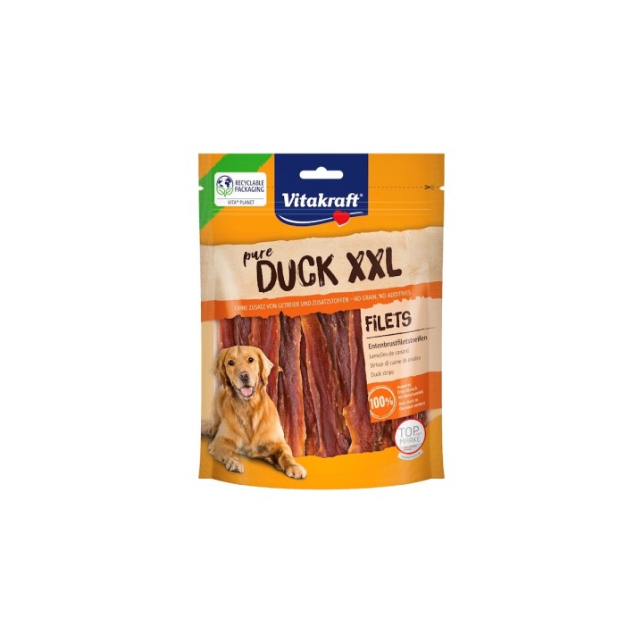 VITAKRAFT Filetti di anatra XXL - snack per cani - 250g