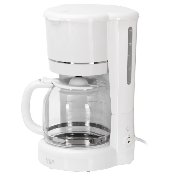 Adler AD 4383w Drip caffettiera per caffè macinato 1.5 L bianca