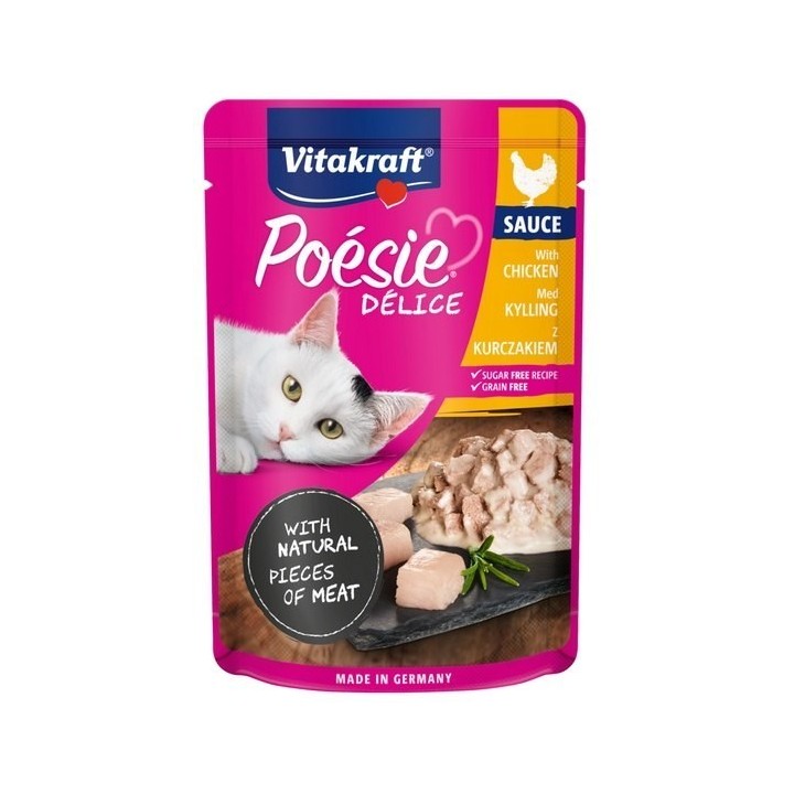 VITAKRAFT POESIE DELICE pollo - cibo umido per gatti - 85 g