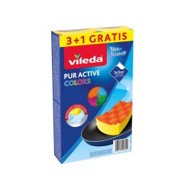 Spugna Vileda Pur Active Colors 4 pz