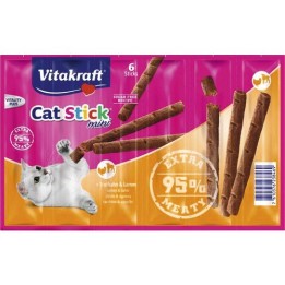 Vitakraft Cat Stick cibo secco per gatti Agnello Tacchino 36 g