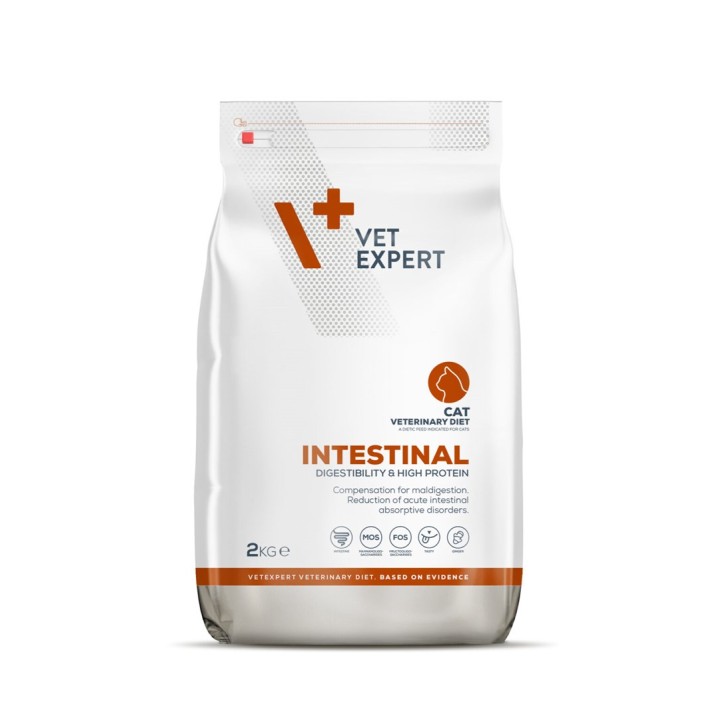 VETEXPERT Dieta Veterinaria Intestinal Gatto - cibo secco per gatti - 2 kg
