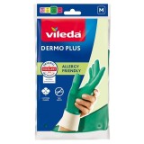 Vileda Guanti Dermo Plus 'M' Verde Cotone Nitrile